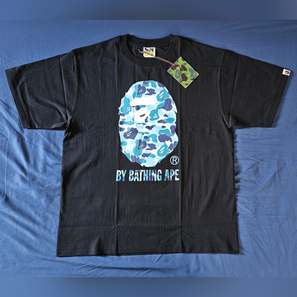 Bape ABC Camo Short Sleeve Tee Blue